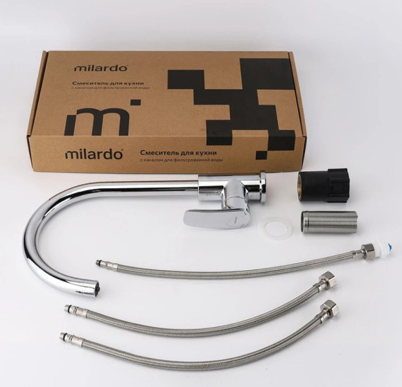 Смеситель для кухни Milardo Rora RORSBFJM05 Хром