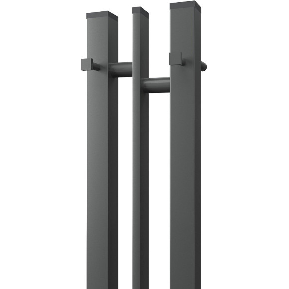 Электрический полотенцесушитель Point Фрея PN20712GB П2 100x1200 диммер слева Графит блеск Электрический полотенцесушитель Point Фрея PN20712GB П2 100x1200 диммер слева Графит блеск