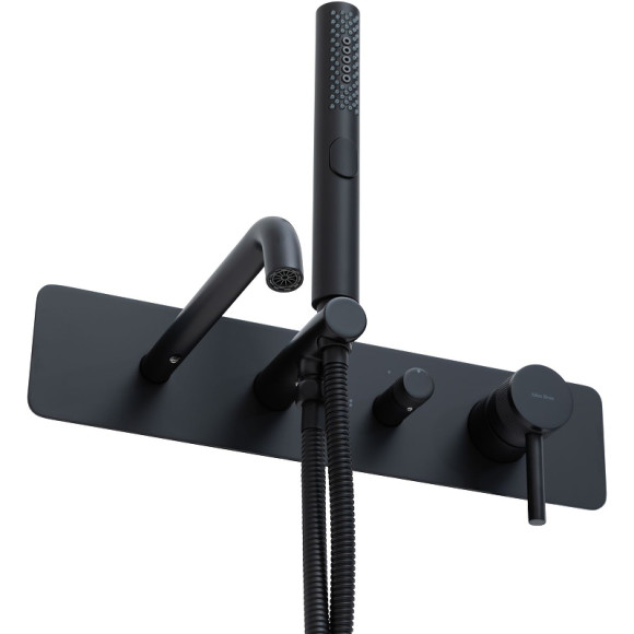 Смеситель для ванны Allen Brau Priority 5.31A05-31 Черный матовый Смеситель для ванны Allen Brau Priority 5.31A05-31 Черный матовый