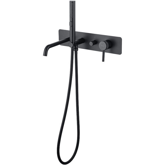 Смеситель для ванны Allen Brau Priority 5.31A05-31 Черный матовый Смеситель для ванны Allen Brau Priority 5.31A05-31 Черный матовый