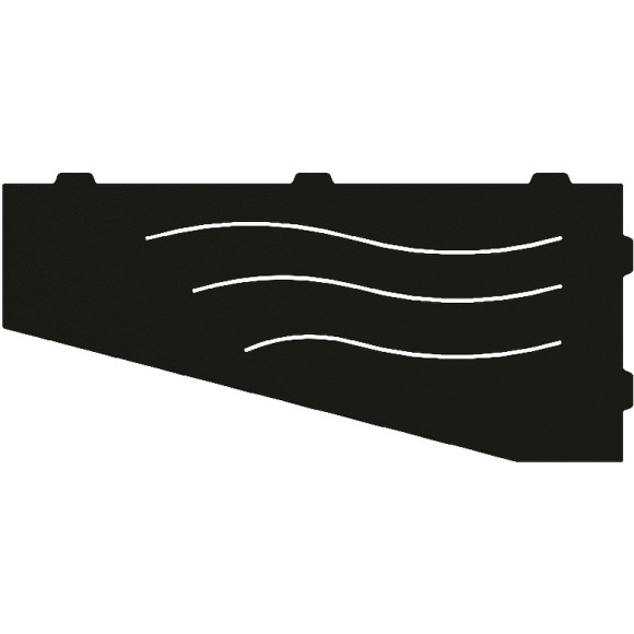 Металлическая полка RGW MT-01B 49279901-04 угловая Черная Металлическая полка RGW MT-01B 49279901-04 угловая Черная