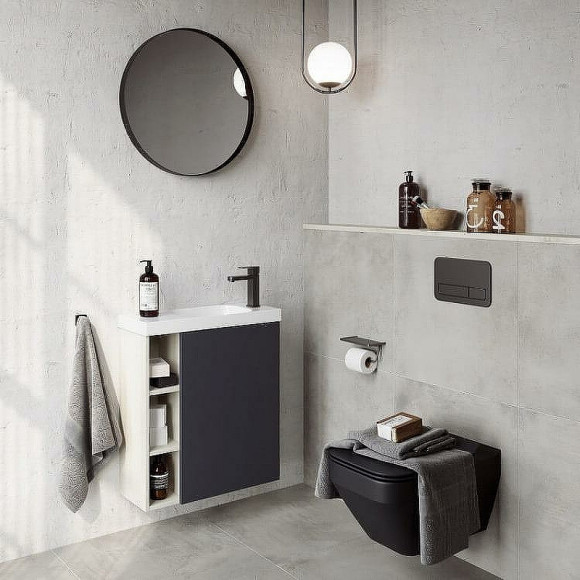 Корпус тумбы под раковину Aqwella Alba 60 R ALB0106RLS подвесной Камень натуральный Корпус тумбы под раковину Aqwella Alba 60 R ALB0106RLS подвесной Камень натуральный