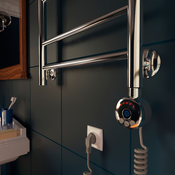 Электрический полотенцесушитель Маргроид Вид 10 870x400 10-8040-257R правый Хром Электрический полотенцесушитель Маргроид Вид 10 870x400 10-8040-257R правый Хром