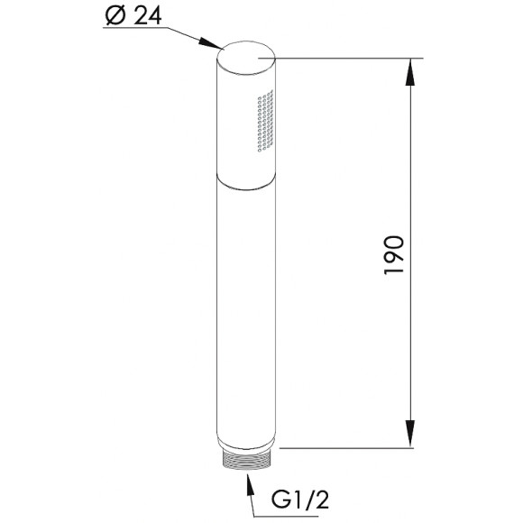 Ручной душ Remer 317MMCFPx Черный брашированный хром Ручной душ Remer 317MMCFPx Черный брашированный хром