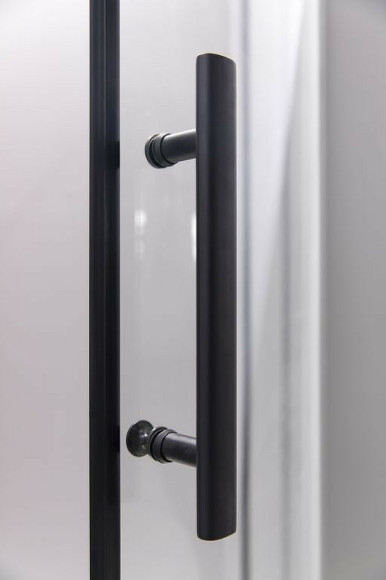 Душевой уголок Esbano ESR-7170B 100x100 ESUGR7170B профиль Черный матовый стекло прозрачное