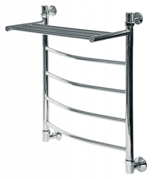 Водяной полотенцесушитель Ника Arc ЛД ВП 60/60 с полкой Хром Водяной полотенцесушитель Ника Arc ЛД ВП 60/60 с полкой Хром