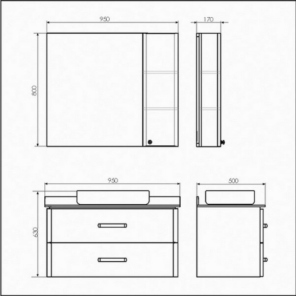 Зеркало со шкафом Comforty Амстердам 95 00004143986 Белый глянец Зеркало со шкафом Comforty Амстердам 95 00004143986 Белый глянец