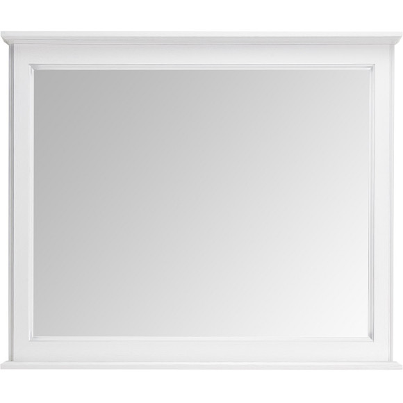 Комплект мебели для ванной ASB-Woodline Венеция 100 1195601 подвесной Белый с патиной Серебро