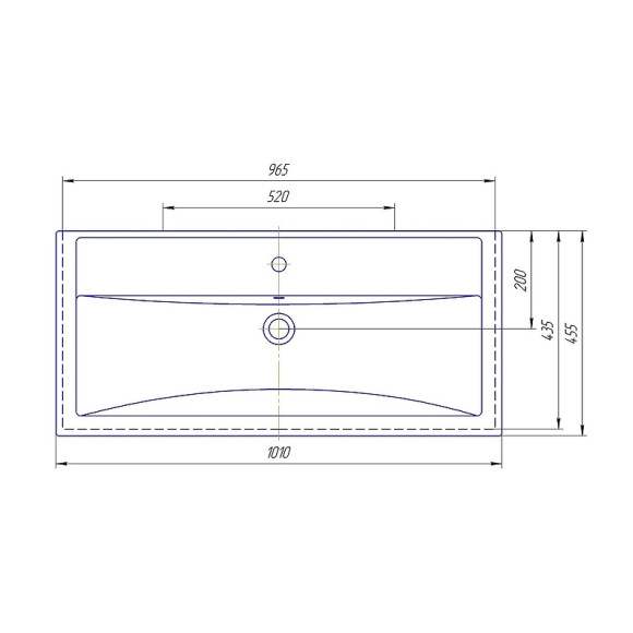 Комплект мебели для ванной ASB-Woodline Венеция 100 1195601 подвесной Белый с патиной Серебро