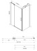 Душевой уголок Vincea Extra 110х90 VSR-1E101190CLB профиль Черный стекло прозрачное