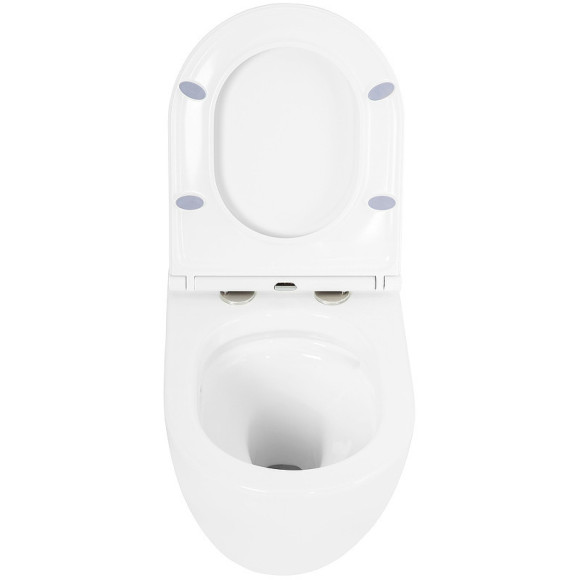 Унитаз Cezares Stylus-Tor CZR-6601-TH-TOR/CZR-870-SC подвесной с сиденьем Микролифт Унитаз Cezares Stylus-Tor CZR-6601-TH-TOR/CZR-870-SC подвесной с сиденьем Микролифт