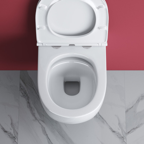 Унитаз Cezares Stylus-Tor CZR-6601-TH-TOR/CZR-870-SC подвесной с сиденьем Микролифт Унитаз Cezares Stylus-Tor CZR-6601-TH-TOR/CZR-870-SC подвесной с сиденьем Микролифт