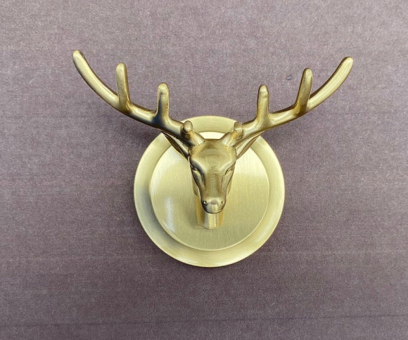 Двойной крючок Bronze de Luxe Royal 81152 Олень Бронза Двойной крючок Bronze de Luxe Royal 81152 Олень Бронза