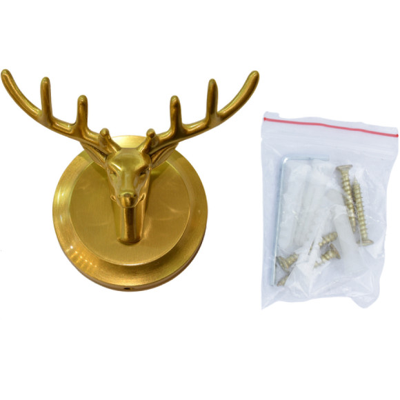 Двойной крючок Bronze de Luxe Royal 81152 Олень Бронза Двойной крючок Bronze de Luxe Royal 81152 Олень Бронза