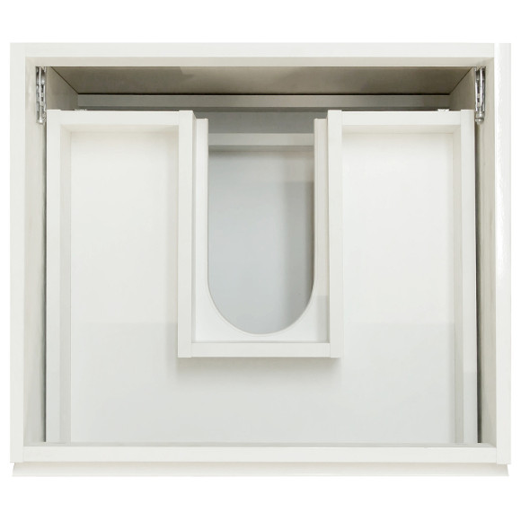 Тумба с раковиной Эстет Dallas Luxe 120 L ФР-00001925 подвесная Белая