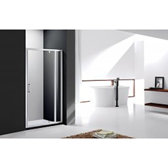 Душевая дверь Cezares Molveno BA-11 120 MOLVENO-BA-11-100+20-C-Cr-IV профиль Хром стекло прозрачное