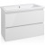 Тумба под раковину Style Line Даймонд 80 Люкс Plus подвесная Белый глянец