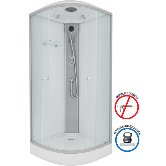 Душевая кабина Niagara Eco 80x80 E80/13/MT без гидромассажа