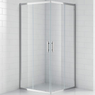 Душевой уголок Cezares Eco 100x100 ECO-O-A-2-100-C-Cr профиль Хром стекло прозрачное