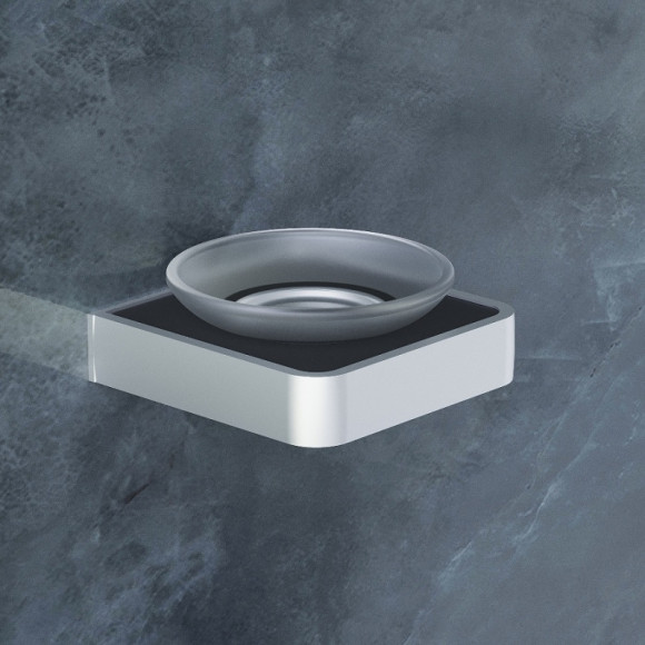 Мыльница Damixa Jupiter DA7734200 Черная Хром Мыльница Damixa Jupiter DA7734200 Черная Хром