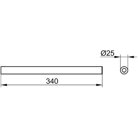 Полотенцедержатель Keuco Collection Reva 12822 370000 Черный матовый Полотенцедержатель Keuco Collection Reva 12822 370000 Черный матовый