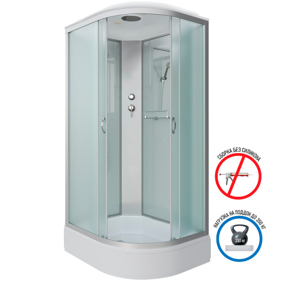 Душевая кабина Niagara Classic 100х80 L NG-33084L без гидромассажа Душевая кабина Niagara Classic 100х80 L NG-33084L без гидромассажа