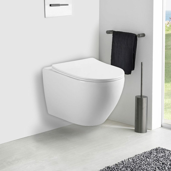 Унитаз Vincea Esse VT1-211 подвесной с сиденьем Микролифт Унитаз Vincea Esse VT1-211 подвесной с сиденьем Микролифт