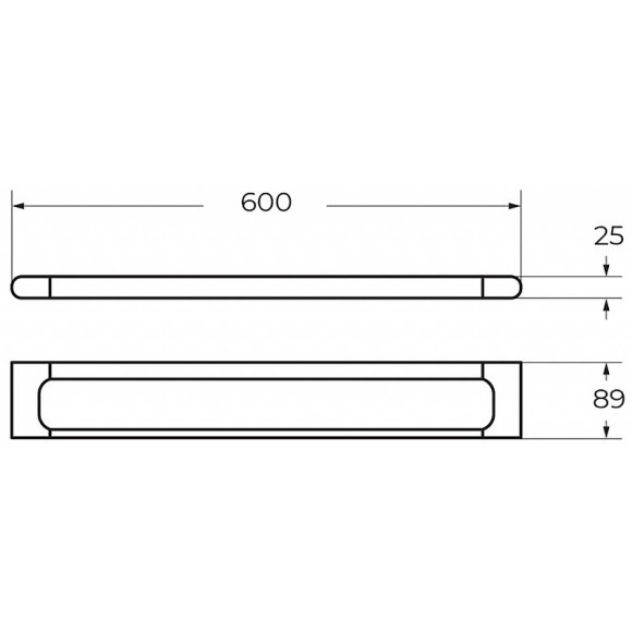 Полотенцедержатель Art&Max Platino AM-E-3924-MB Черный матовый Полотенцедержатель Art&Max Platino AM-E-3924-MB Черный матовый