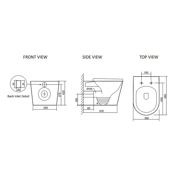 Унитаз SantiLine SL-5020T приставной с сиденьем Микролифт