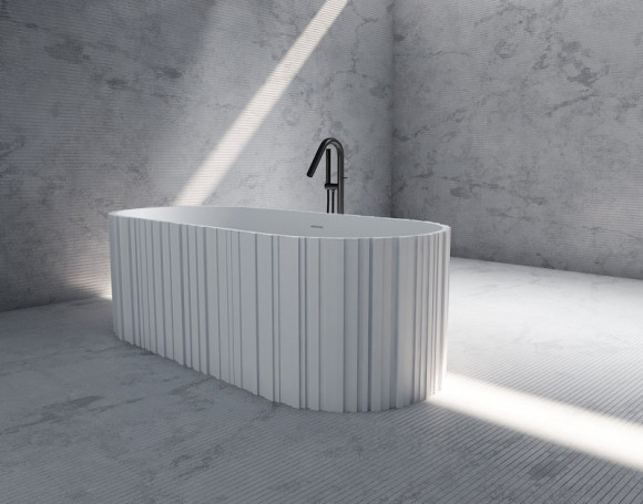 Ванна из искусственного камня Abber Stein 170x75 AS9653 без гидромассажа Ванна из искусственного камня Abber Stein 170x75 AS9653 без гидромассажа