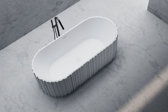 Ванна из искусственного камня Abber Stein 170x75 AS9653 без гидромассажа Ванна из искусственного камня Abber Stein 170x75 AS9653 без гидромассажа