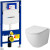 Комплект унитаза Grossman GR-4455S с инсталляцией Geberit Duofix Sigma UP320 111.300.00.5 с сиденьем Микролифт