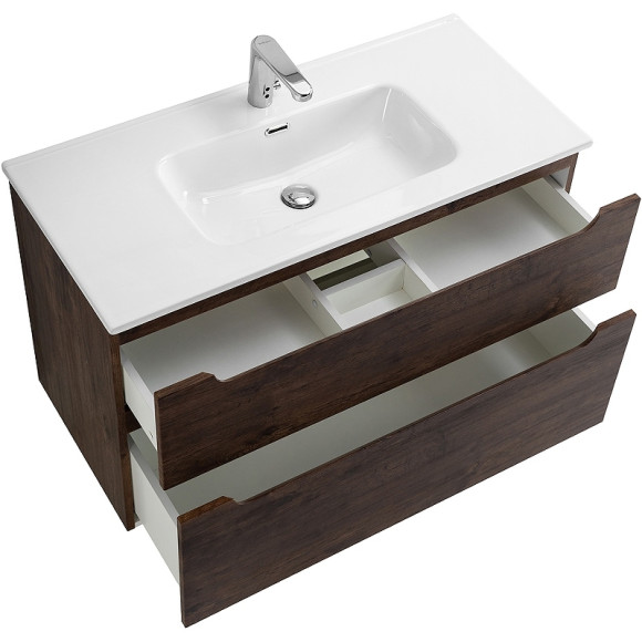 Тумба под раковину BelBagno Etna-H60 100 ETNA-H60-1000-2C-SO-RW-P подвесная Rovere Moro Тумба под раковину BelBagno Etna-H60 100 ETNA-H60-1000-2C-SO-RW-P подвесная Rovere Moro