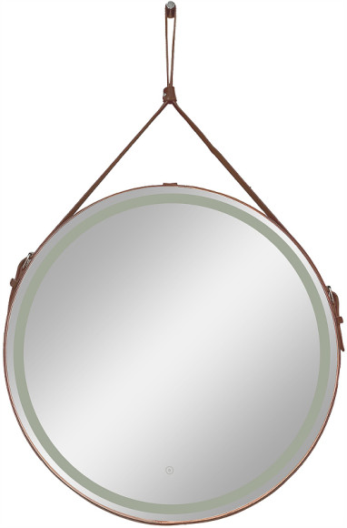 Зеркало Континент Millenium D 800 ЗЛП1378 с подсветкой Коричневое с сенсорным выключателем