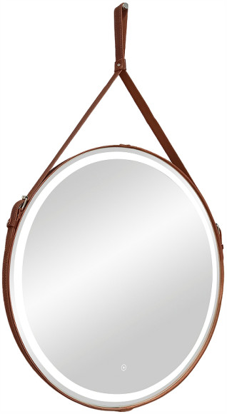 Зеркало Континент Millenium D 800 ЗЛП1378 с подсветкой Коричневое с сенсорным выключателем