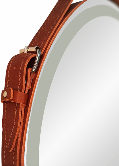 Зеркало Континент Millenium D 800 ЗЛП1378 с подсветкой Коричневое с сенсорным выключателем