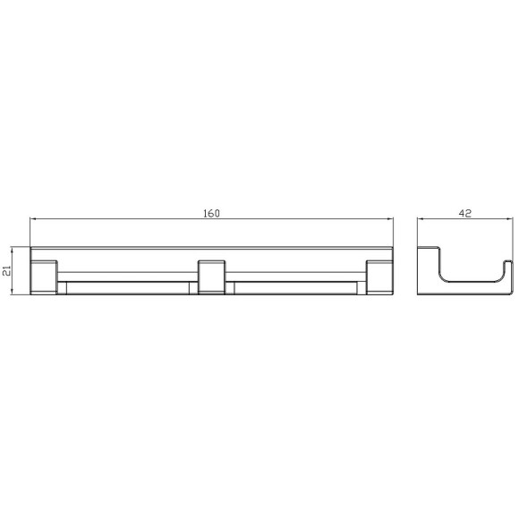 Вешалка для полотенец Rav Slezak Nil NLA0105MGL Серый металлик глянцевый
