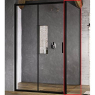 Душевая стенка Ravak Blix Slim BLSPS-90 X9BM70300Z1 профиль Черный стекло Transparent Душевая стенка Ravak Blix Slim BLSPS-90 X9BM70300Z1 профиль Черный стекло Transparent