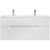 Тумба под раковину Jorno Modul 120 Mоl.01.122/P/W подвесная Белый глянец