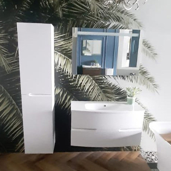 Шкаф пенал Jacob Delafon Nona 40 L EB1893LRU-G1C подвесной Белый глянцевый Шкаф пенал Jacob Delafon Nona 40 L EB1893LRU-G1C подвесной Белый глянцевый