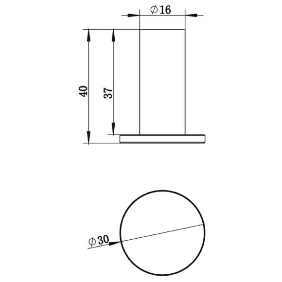 Крючок Whitecross Ergo nickel brushed ER2216NIB Брашированный никель