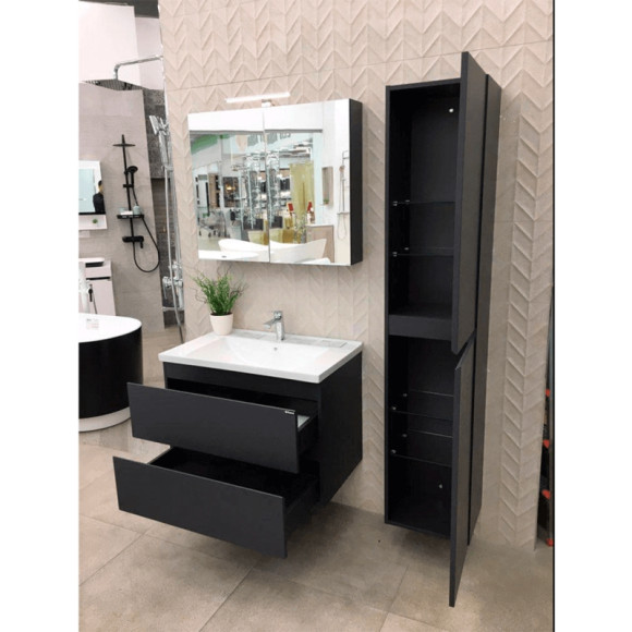 Шкаф пенал Orans BC-4023 35 4023mfc061 Матовый графитовый