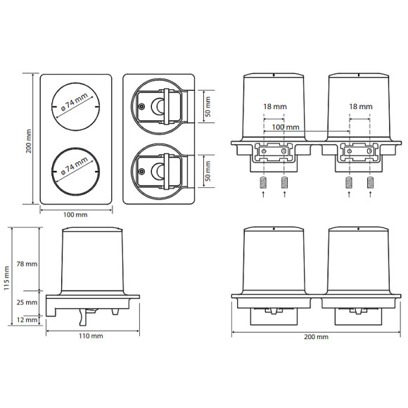 Дозатор для жидкого мыла Bemeta Organic 157109271 двойной Хром Белый Дозатор для жидкого мыла Bemeta Organic 157109271 двойной Хром Белый