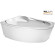 Акриловая ванна Relisan Ariadna 135x95 L Гл000001460 без гидромассажа Акриловая ванна Relisan Ariadna 135x95 L Гл000001460 без гидромассажа