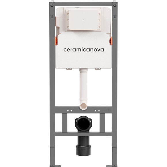 Инсталляция Ceramicanova Balance CN121002MB для унитаза с Черной матовой клавишей смыва Инсталляция Ceramicanova Balance CN121002MB для унитаза с Черной матовой клавишей смыва