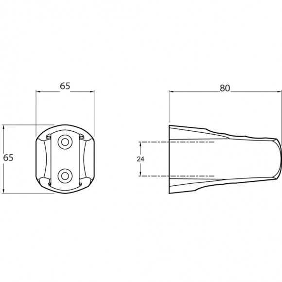Держатель ручного душа Jacob Delafon E8A875-CP Хром