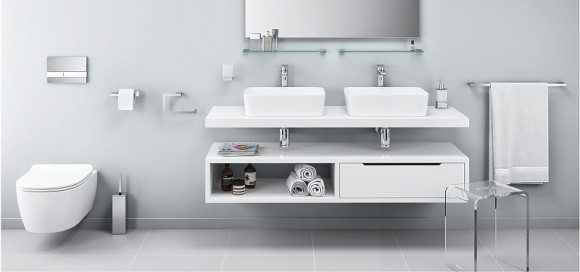 Ершик для унитаза Excellent Riko Gold DOEX.1617GL Золото