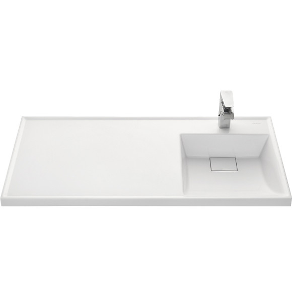 Раковина Aquaton Лондри 105 R 1A72223KLH010 с местом под стиральную машину Белая