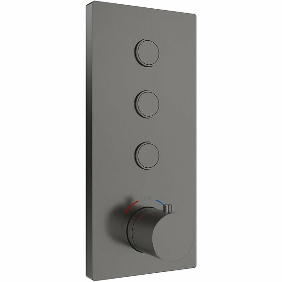 Душевая система Vincea VSFW-431T1RGM с термостатом Вороненая сталь Душевая система Vincea VSFW-431T1RGM с термостатом Вороненая сталь