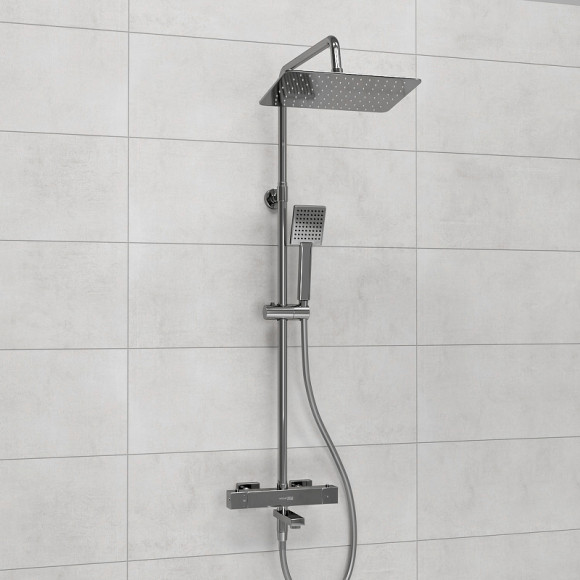 Душевая система WasserKRAFT A199.069.141.087.CH Thermo с термостатом Хром